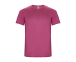 Sportshirt van 50% gerecycled polyester voor heren 135 g/m2 Roly kleur fuchsia