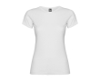 T-shirt van 100% katoen voor dames 155 g/m2 Roly kleur wit