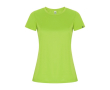 Sportshirt van 50% gerecycled polyester voor dames 135 g/m2 Roly kleur neon groen