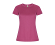 Sportshirt van 50% gerecycled polyester voor dames 135 g/m2 Roly kleur fuchsia