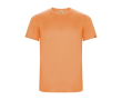 Sportshirt van 50% gerecycled polyester voor kinderen 135 g/m2 Roly kleur neon oranje
