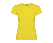 T-shirt van 100% katoen voor dames 155 g/m2 Roly kleur geel