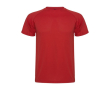 Sportshirt van polyester piqué voor heren 150 g/m2 Roly kleur rood
