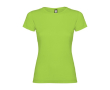 T-shirt van 100% katoen voor dames 155 g/m2 Roly kleur limoen groen