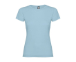 T-shirt van 100% katoen voor dames 155 g/m2 Roly kleur lichtblauw