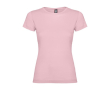 T-shirt van 100% katoen voor dames 155 g/m2 Roly kleur lichtroze