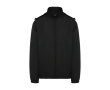 Lichtgewicht waterdichte unisex jas van polyester 85 g/m2 Roly kleur zwart