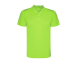 Spotieve polo van polyester piqué voor heren 150 g/m2 Roly kleur limoen groen