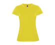 Sportshirt van piqué voor dames 150 g/m2 Roly kleur geel