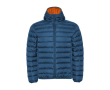 Gevoerde jas van polyester voor heren 290 g/m2 Roly kleur donkerblauw
