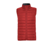 Isolerend vest van polyester met dons voor heren 290 g/m2 Roly kleur rood