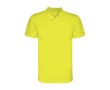 Spotieve polo van polyester piqué voor heren 150 g/m2 Roly kleur neon geel