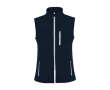Unisex softshell vest van polyester en elastaan 300 g/m2 Roly kleur marineblauw