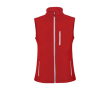 Unisex softshell vest van polyester en elastaan 300 g/m2 Roly kleur rood