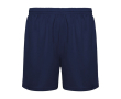 Sportieve korte broek van 100% polyester voor kinderen 140 g/m2 Roly kleur marineblauw