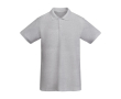 Poloshirt van 100% biologisch katoen piqué voor heren 210 g/m2 Roly kleur lichtgrijs gemarmerd