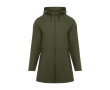 Waterdichte regenjas van polyester voor dames 210 g/m2 Roly kleur miliair groen
