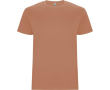 T-shirt van 100% katoen voor heren 190 g/m2 Roly kleur rood-bruin
