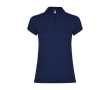 Poloshirt van 100% katoen piqué voor dames 200 g/m2 Roly kleur marineblauw