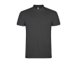 Poloshirt van katoen piqué voor heren met korte mouwen 200 g/m2 Roly kleur grafiet