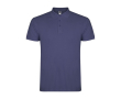 Poloshirt van katoen piqué voor heren met korte mouwen 200 g/m2 Roly kleur jeans blauw