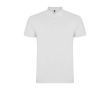 Poloshirt van katoen piqué voor heren met korte mouwen 200 g/m2 Roly kleur wit