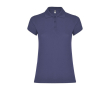 Poloshirt van 100% katoen piqué voor dames 200 g/m2 Roly kleur jeans blauw
