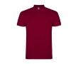 Poloshirt van katoen piqué voor heren met korte mouwen 200 g/m2 Roly kleur bordeaux