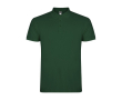 Poloshirt van katoen piqué voor heren met korte mouwen 200 g/m2 Roly kleur groene fles