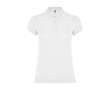 Poloshirt van 100% katoen piqué voor dames 200 g/m2 Roly kleur wit