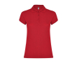 Poloshirt van 100% katoen piqué voor dames 200 g/m2 Roly kleur rood
