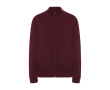Unisex trui met perkins kraag van katoen en polyester 280 g/m2 Roly kleur bordeaux