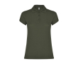Poloshirt van 100% katoen piqué voor dames 200 g/m2 Roly kleur donkergroen