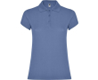 Poloshirt van 100% katoen piqué voor dames 200 g/m2 Roly kleur riviera blauw