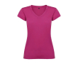 T-shirt van 100% katoen voor dames 155 g/m2 Roly kleur fuchsia