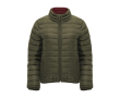 Gevoerde jas voor dames van 100% polyester 290 g/m2 Roly kleur miliair groen
