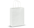 Kleine papieren tas met FSC-certificering gemaakt in de EU 90 g/m2 kleur wit