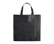 Non woven tas met bijpassende lange handvaten, capaciteit 10kg kleur zwart