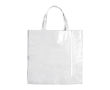 Non woven tas met bijpassende lange handvaten, capaciteit 10kg kleur wit