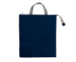 Koeltas met aluminium isolatie en ritssluiting kleur donkerblauw