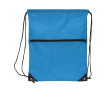 RPET koordrugzak met voorrits 210T kleur blauw
