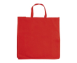 Grote non-woven boodschappentas in verschillende kleuren 75 g/m2 kleur rood