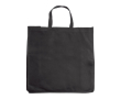 Grote non-woven boodschappentas in verschillende kleuren 75 g/m2 kleur zwart
