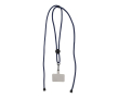 Lanyard voor telefoon met verstelbaar koord in verschillende kleuren kleur donkerblauw