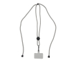 Lanyard voor telefoon met verstelbaar koord in verschillende kleuren kleur lichtgrijs