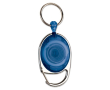 ID-hanger in verschillende kleuren met verstelbare clip en 60cm koord kleur blauw