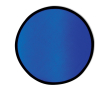 Opvouwbare nylon frisbee beschikbaar in verschillende kleuren met hoes kleur blauw
