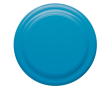 Klassieke unicolor plastic frisbee voor personalisatie kleur lichtblauw