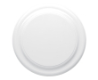 Klassieke unicolor plastic frisbee voor personalisatie kleur wit