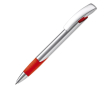 Metalen pen bedrukken met getextureerde grip kleur rood